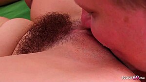 Client Seduces Hairy Masseuse for Rough Fucking