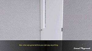 Why is the teacher blackmailed in the bathroom with her big tits?