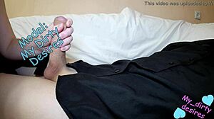 office clerk fucks lady director with monster cock, cums on big tits for promotion