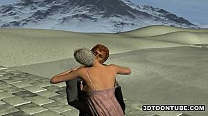 3D Cartoon Babe Performs 69 Then Has Hardcore Sex