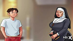 Intriguing-Neutral Summertimesaga Character Masturbates with E2 Book 78