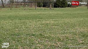 Miley Weasel Gets Bent Over For Blowjob And Doggystyle Sex At Busy Railway Line