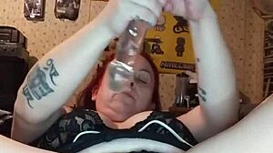 bella angirose's intriguing solo playtime with toys in lingerie