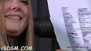 Watch This Sexy Femdom Dominate Bound Cock with Intense Sucking and Fucking!