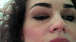 bitch fucked hard in mouth during moscow shoot