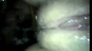 russian babe fingering her tight pussy in close-up action 😍🔥