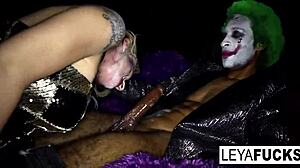 cos play harley quinn gets fucked by the joker 😈