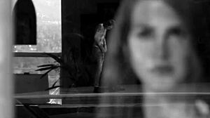 I love Lana Del Rey's tits in blue jeans and bikini handjob