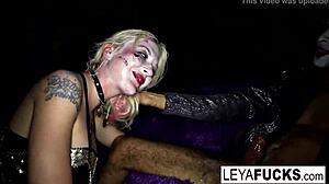 cos play harley quinn gets fucked by the joker 😈