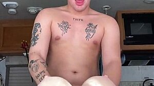 Hot College Guy Fucks Life-Size Toy