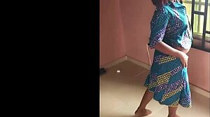 Amateur African couple captures intense fucking on homemade sex tape