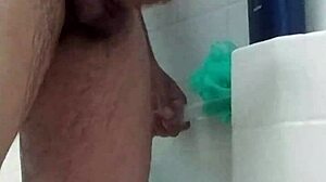 are you washing your big brown monster cock in the shower?