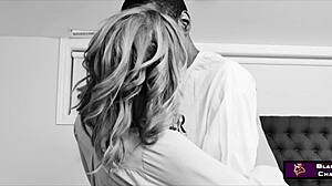 Slutty Detroit housewife fucked hard while husband watches