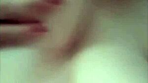 Wife with big tits and ass bends over for blowjob and doggystyle