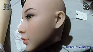 Learning to pierce sex doll ears in anime fantasy tutorial 😊