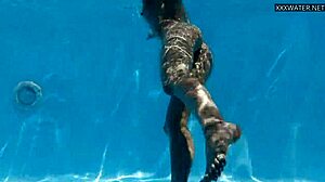 Bonnie, the sexy petite brunette pornstar, looks stunning in the shower, so hot! 🔥