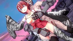 Petrified Ricca Turns Into Succubus In 3D Hentai Game