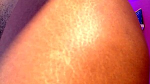 latina girl on webcam uses dildo solo