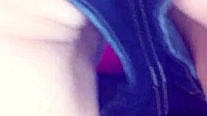 upshorts video of babe in jeans outdoors