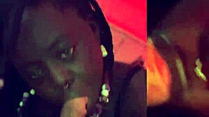 Ebony Cumslut Feels Intense Throatfuck In Interracial Homemade Session