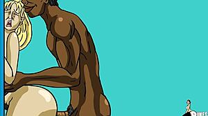 Black men pound foreign pussy