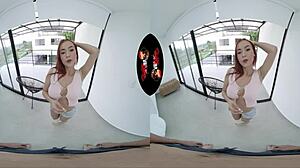 Beautiful Latina's First VR Porn!