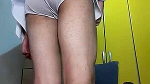 Safado Tesudo in White Underwear and Open Shirt with Big Erect Cock Jorrando Leite