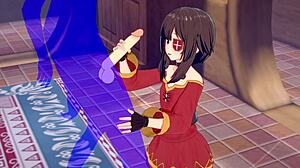 Megumin Handjob Cumshot