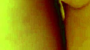 Pregnant woman gets cum on tits