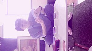 The first live performance unfolds casually