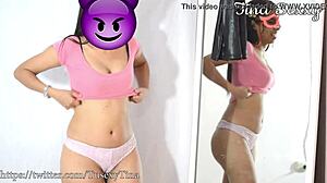 See Tusexytina’s huge, big attractive behind in panties