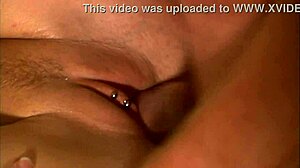 Jesse v moans sweetly as she deepthroats and licks shaved pussy during rough sex. She also performs ass to mouth.