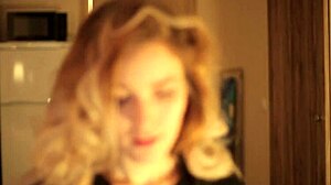 Blonde Camwhore Dances With Clothes Ripped