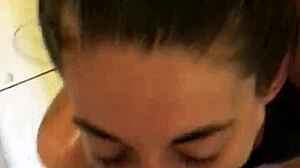 White Girl Gives Deepthroat Blowjob To Finish Me Off