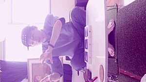 The first live performance unfolds casually