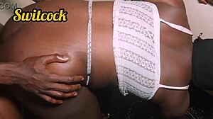 STANDING SEX with deepthroat action