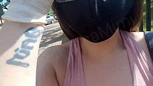 Boliviana Mimi Shops in Quarantine Without Panties