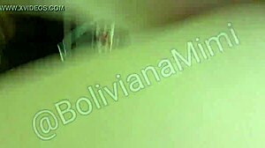Boliviana Mimi Shops in Quarantine Without Panties