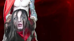 Busty Brunette Plays Dirty Devil!