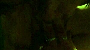 Punk rams tight pussy with dildo