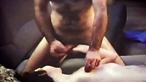 Brunette undergoes a complete treatment session