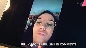 spanish milf teases with tongue on cam