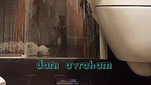 Gay man with a large penis gets his penis stroked and brought to intercourse climax