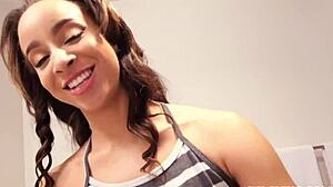 Stepbrother explores Teanna Trump's curves doggystyle.