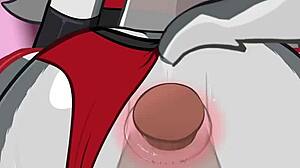 Ever wonder how Loona from Helluva Boss takes anal at Christmas in this wild porn game?