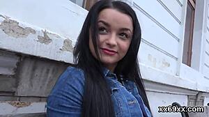 Doctor watches virgin kitten's hymen checkup and intense poking