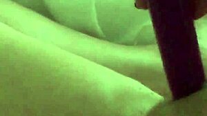 Wife Masturbates and Wanks Me with Intense Dildo Play