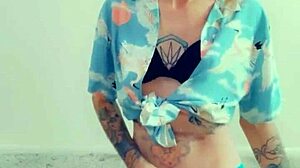 damn, watchin’ this hot tranny rubbin’ her clitty gets me goin’!