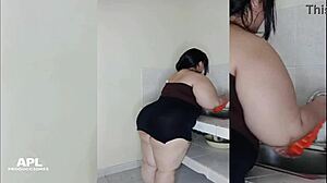 damn, i love eating this big latina ass while filming homemade porn 😍