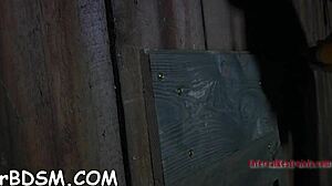 spicy brunette cutie plays with huge sex toy